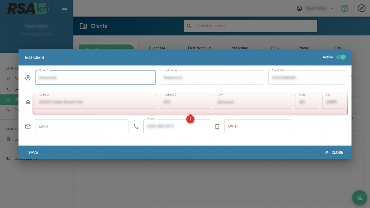 Travel time and mileage compensation RSAkit